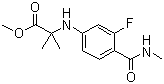 N-[3-氟-4-[(甲基氨基)羰基]苯基]-2-甲基丙氨酸甲酯