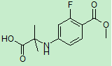 Benzoic acid, 4-​[(1-​carboxy-​1-​methylethyl)​amino]​-​2-​fluoro-​, 1-​methyl este