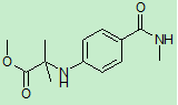 Alanine, N-​[4-​(aminocarbonyl)​phenyl]​-​2-​methyl-​, methyl ester