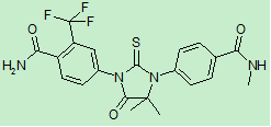 Benzamide, 4-​[3-​[4-​N-formyl-​3-​(trifluoromethyl)​phenyl]​-​5,​5-​dimethyl-​4-​oxo-​2-​thioxo-​1-​imidazolidinyl]​-​N-​methyl-