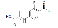 Benzoic acid, 4-​[(1-​carboxy-​1-​methylethyl)​amino]​-​2-​fluoro-​, 1-​methyl este