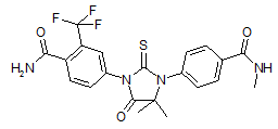 Benzamide, 4-​[3-​[4-​N-formyl-​3-​(trifluoromethyl)​phenyl]​-​5,​5-​dimethyl-​4-​oxo-​2-​thioxo-​1-​imidazolidinyl]​-​N-​methyl-