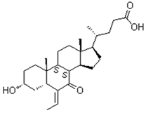 (E)-3α-羟基-6-亚乙基-7-酮-5β-胆-24-酸