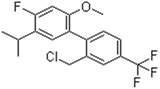 2'-(氯甲基)-4-氟-2-甲氧基-5-异丙基-4'-(三氟甲基)联苯